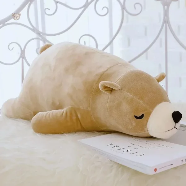 Ours brun géant, peluche habillée, parfait pour les câlins