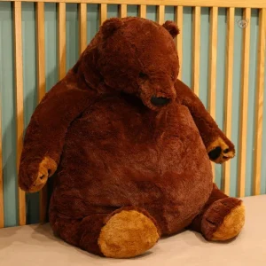 Ours glouton en peluche, compagnon idéal pour les enfants