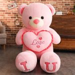 Ours en peluche moelleux, idéal pour les enfants