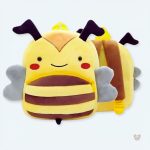 Peluche abeille sac à dos doux pour enfants