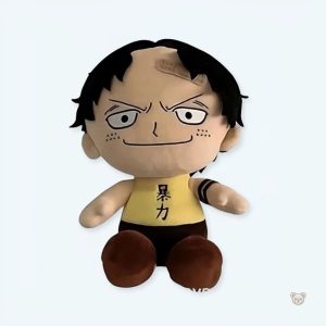 Peluche Ace One Piece en coton doux, personnage de manga pirate