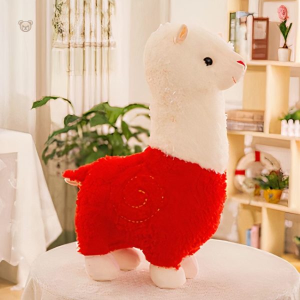 Alpaga doux en peluche pour les câlins