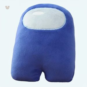 Peluche douce Among Us bleue pour câlins d'enfants