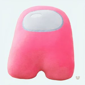 Peluche douce Among Us rose