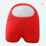 Peluche Among Us rouge douce et spacieuse pour câlins
