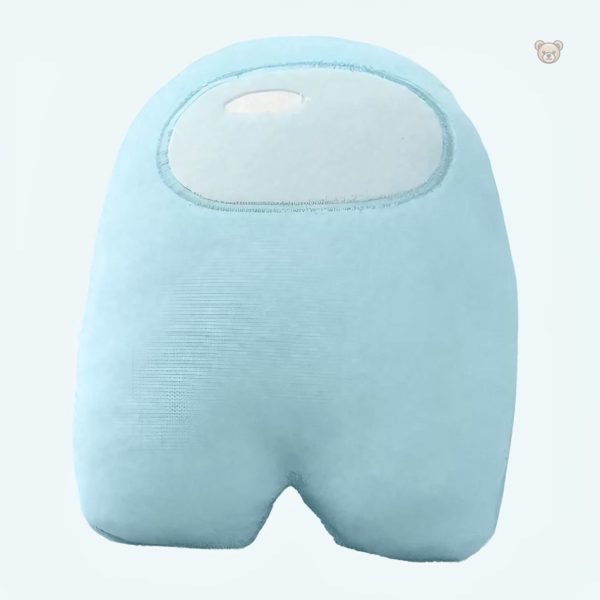 peluche-among-us-turquoise-douce-caline-enfant-1 Peluche douce turquoise Among Us pour câliner les enfants