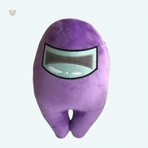 Peluche violette Among Us douce et amusante pour enfants