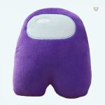Peluche violette Among Us douce pour enfants