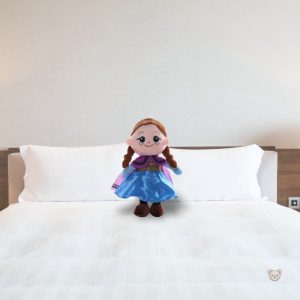 Peluche Anna, compagnon réconfortant pour les enfants en hiver