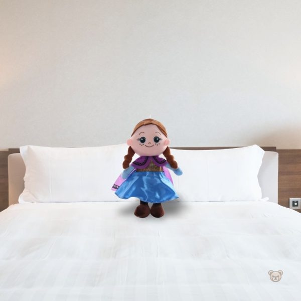 Peluche Anna, compagnon réconfortant pour les enfants en hiver