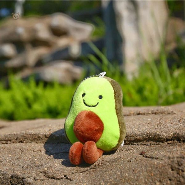 Joli porte-clés en peluche représentant un avocat