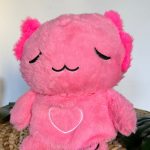 Axolotl rose en peluche, douce et câline