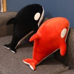 Baleine en peluche douce et colorée
