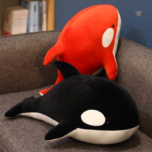 Doudou baleine coloré pour les bébés