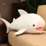 Peluche baleine bleutée douce et amicale