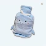 Peluche baleine bouillotte douce pour réchauffer l'hiver