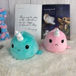 Jouet en peluche licorne baleine pour éveil des enfants