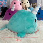 Peluche adorable de baleine licorne pour moments magiques