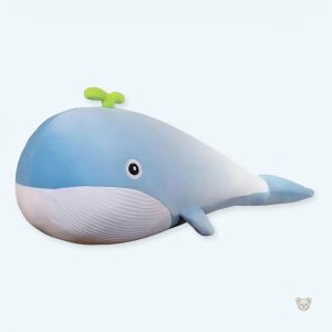 Peluche baleine pastel géante douce pour la déco de chambre
