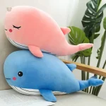 Mignonne baleine rose, peluche douce et colorée