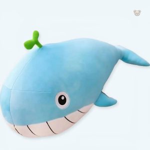 Peluche baleine rose pastel