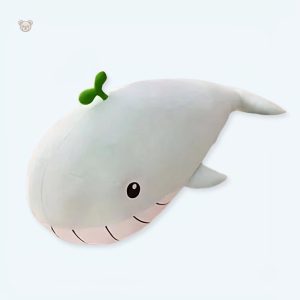 Peluche baleine vert pastel
