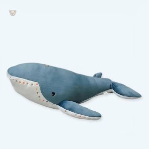 Peluche baleine XXL douce pour enfant
