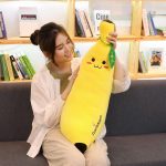 Peluche banane douce idéale pour la chambre d'un enfant