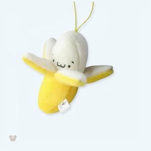 Peluche banane jaune douce et amusante