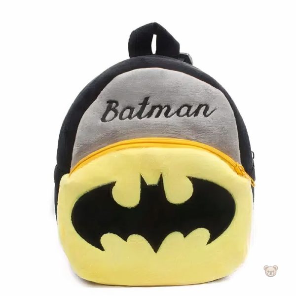 Sac à dos doux en peluche Batman pour les fans de super-héros