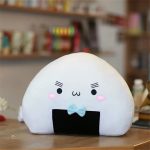 Peluche douce en forme de bol de riz