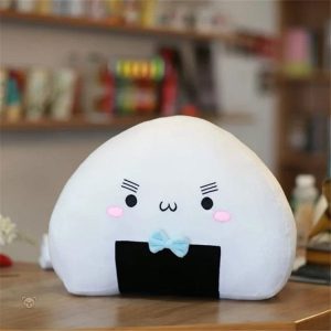 Peluche douce en forme de bol de riz