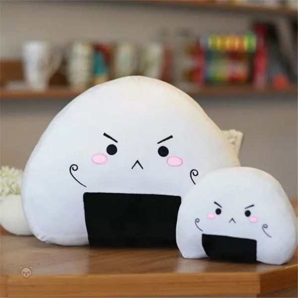 Douce peluche bol de riz, idéale pour câlins