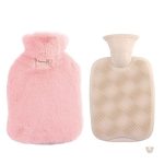 Bouillotte peluche en fourrure confortable