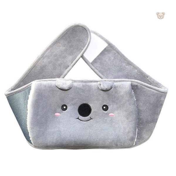 Ceinture bouillotte en peluche koala, parfaite pour se détendre