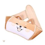 Bouillotte peluche shiba, accessoire douillet pour se réchauffer