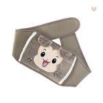 Ceinture bouillotte en peluche singe, idéale pour se réchauffer