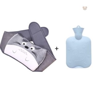 Peluche bouillotte souris ceinture confortable et douce