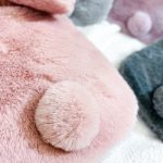 Bouillotte peluche lapin, compagnon chaleureux