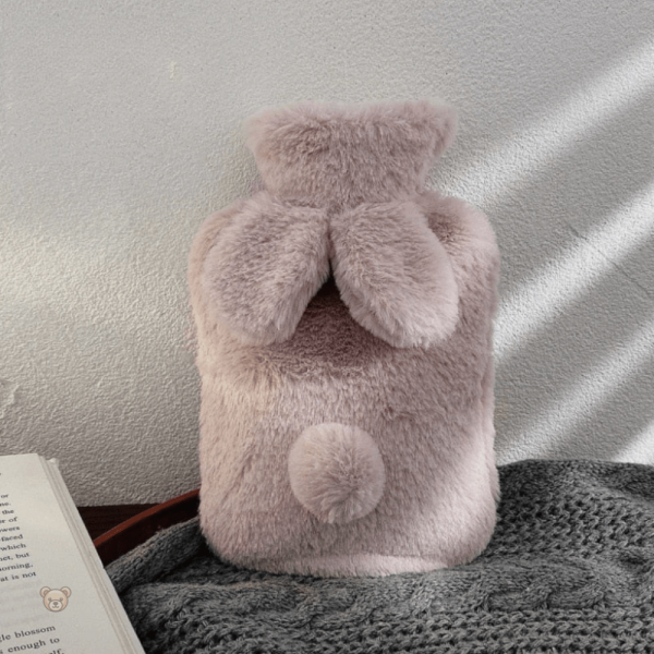 Bouillotte en peluche, câlin douillet et relaxant