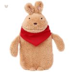 Lapin en peluche, idéal pour se réchauffer