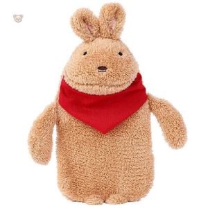 Lapin en peluche, idéal pour se réchauffer