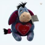 Peluche douce Bourriquet Disney avec message d'amour