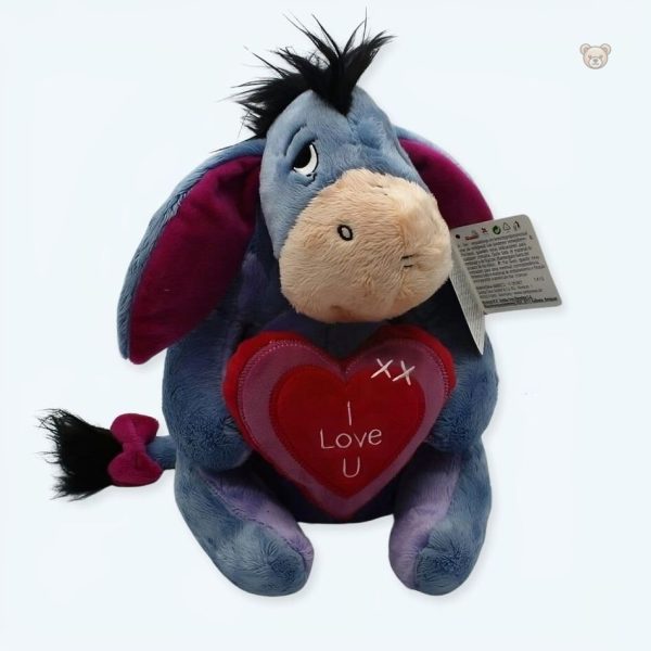 peluche-bourriquet-disney-douce-caline-message-amour-1 Peluche douce Bourriquet Disney avec message d'amour