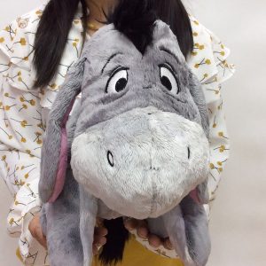 Grand Bourriquet en peluche, format idéal pour les petits