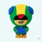 Peluche Léon Brawl Stars pour enfants, douce et colorée
