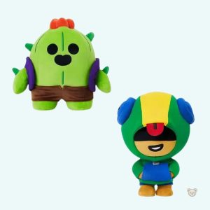 Peluche Spike de Brawl Stars, douce et colorée pour enfants