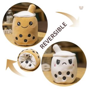 Peluches de bubble tea, un côté gentil, un côté méchant