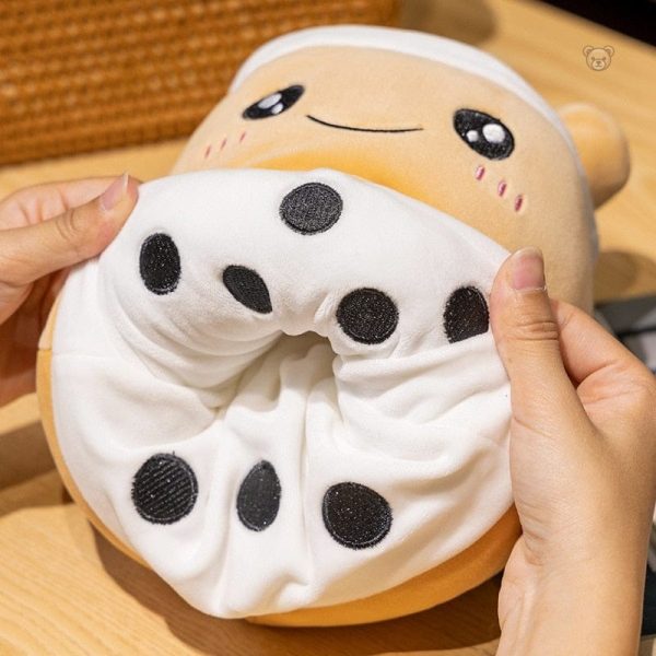 Bubble tea en peluche, deux émotions en un seul produit