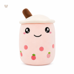 Charmante peluche bubble tea à câliner